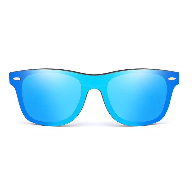 Bamboo Wood HD Polarized Sunglasses - Blue