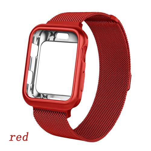 Apple Watch Metal Bracelet (Bracelet Only) - red / 38mm series 3 2 1