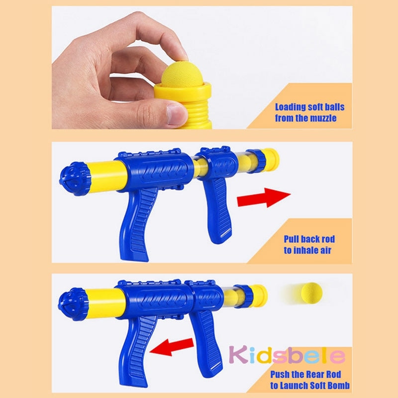 Foam Ball Gun Shooting Game for Kids