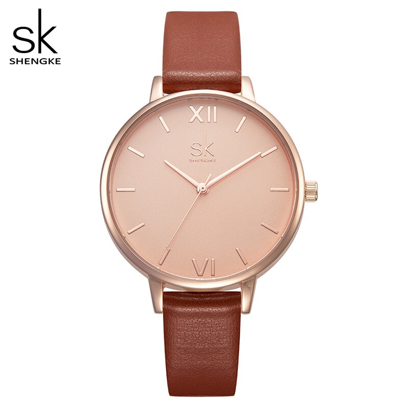 Shengke Fashion Watch for Women - Brown