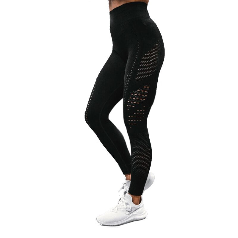 2pc Yoga Leggings Set - black pants / S