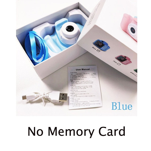 Mini-Digital Camera for Kids - Blue No Card