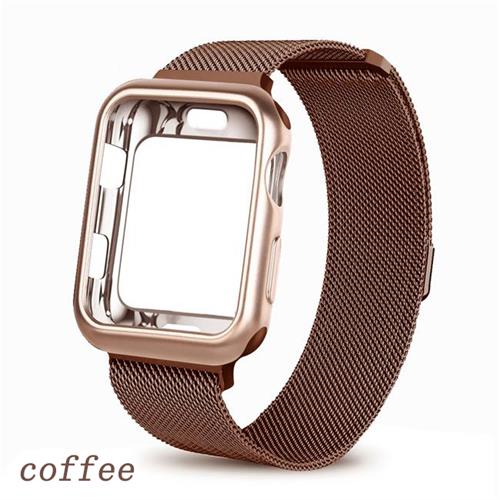 Apple Watch Metal Bracelet (Bracelet Only) - coffee / 38mm series 3 2 1