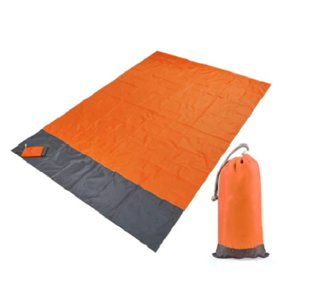 Sandproof Beach Blanket - ORANGE / 200x210cm(78x82in) - ORANGE / 140x200cm(55x78in)