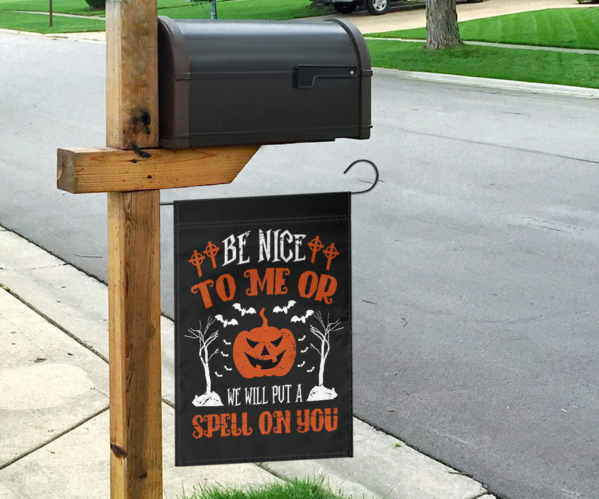 Be Nice To Me - Halloween Flag