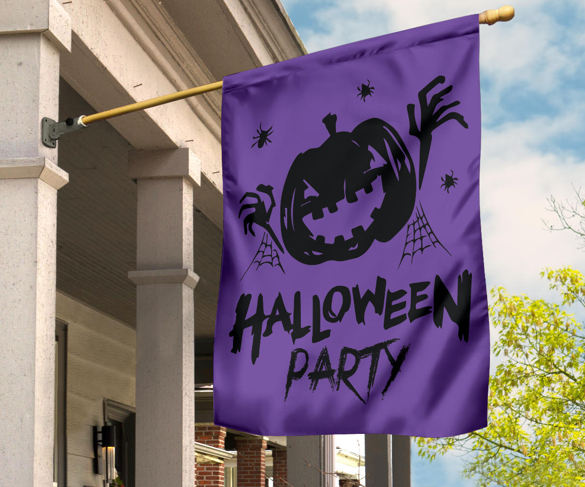 Halloween Party (Purple) - Halloween Flag - Flag - Halloween Party (Purple) - Halloween Flag / House Flag (30" X 40")