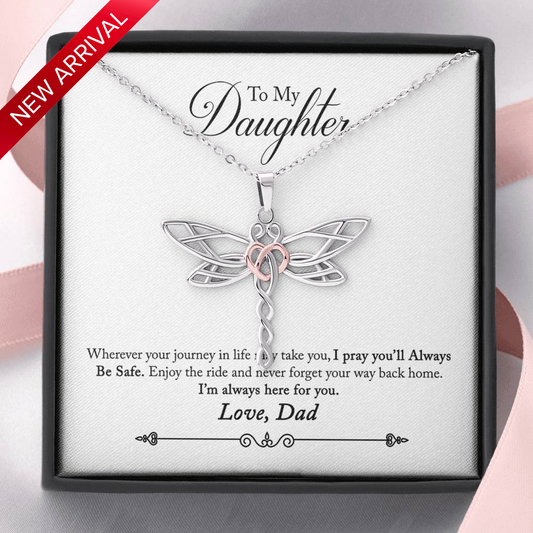 Necklace and Gift Card (Father to Daughter) - Standard Box