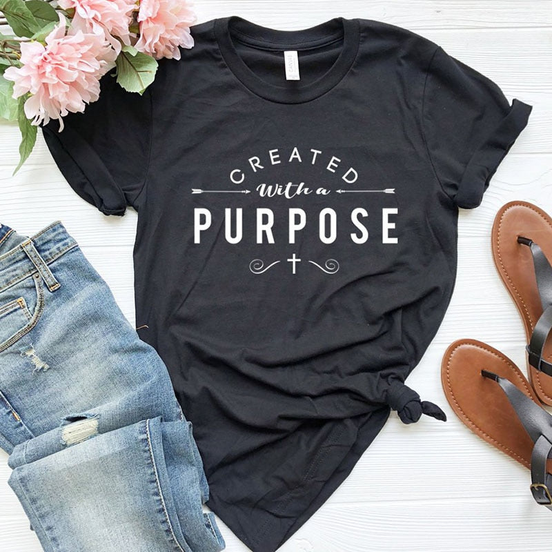 Created with A Purpose Women’s T-Shirt