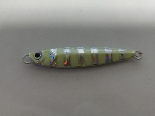 Glow Jigs / Jig bait / Translucent - White Glow No Hook / 24g - White Glow No Hook / 20g - White Glow No Hook / 7g - White Glow No Hook / 15g - White Glow No Hook / 10g - White Glow No Hook / 5g