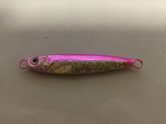 Glow Jigs / Jig bait / Translucent - Pink No Hook / 7g - Pink No Hook / 15g - Pink No Hook / 10g - Pink No Hook / 24g - Pink No Hook / 20g - Pink No Hook / 5g