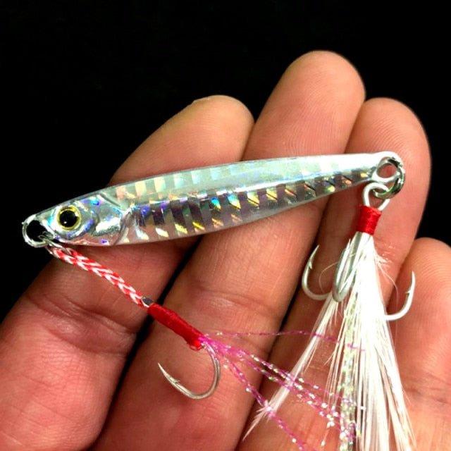 Glow Jigs / Jig bait / Translucent - G Silver / 10g - G Silver / 20g - G Silver / 24g - G Silver / 7g - G Silver / 15g - G Silver / 5g