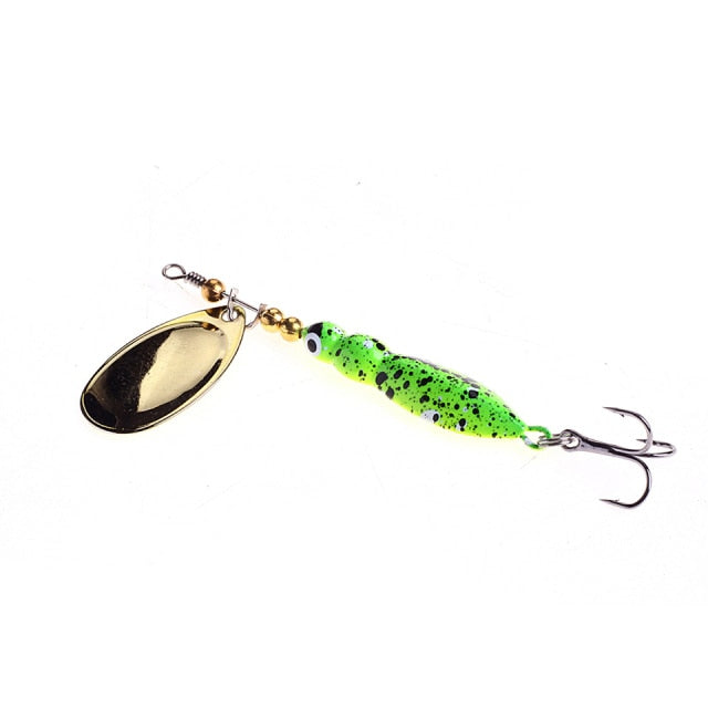 4 Colors 15g 70mm Spoon Spinner Bait - A 1