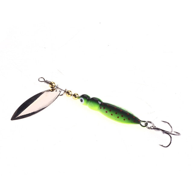 4 Colors 15g 70mm Spoon Spinner Bait - B 2