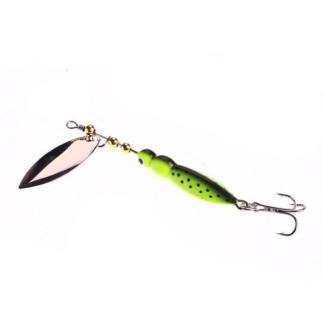 4 Colors 15g 70mm Spoon Spinner Bait - C 3