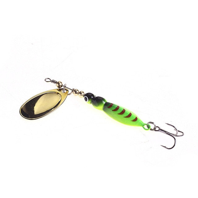 4 Colors 15g 70mm Spoon Spinner Bait - D 4