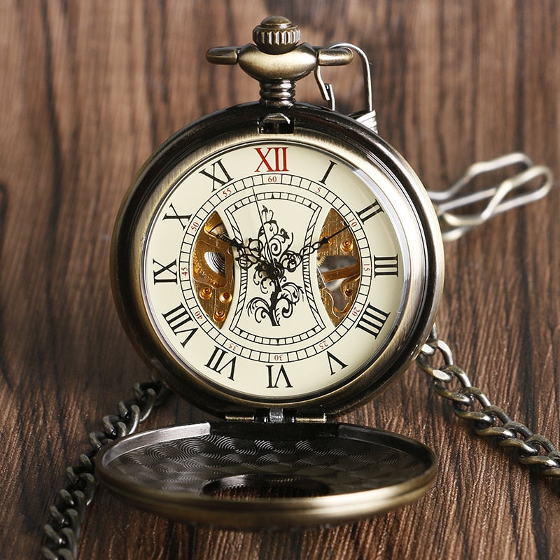 Vintage Wood Pocket Watch