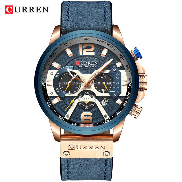 CURREN Sports Watch - rose blue