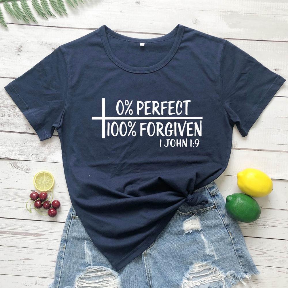 0% Perfect 100% Forgiven T-Shirt