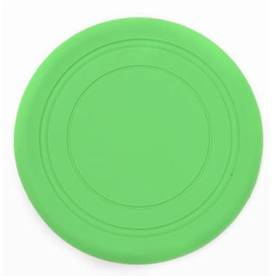 1pcs Silicone Flying Saucer / Discs - green / diameter 18cm