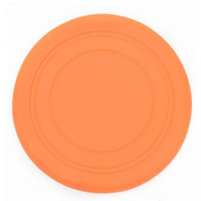 1pcs Silicone Flying Saucer / Discs - orange / diameter 18cm