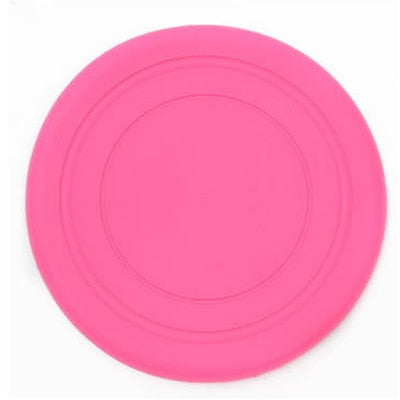 1pcs Silicone Flying Saucer / Discs - pink / diameter 18cm