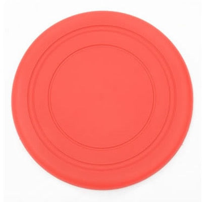 1pcs Silicone Flying Saucer / Discs - red / diameter 18cm