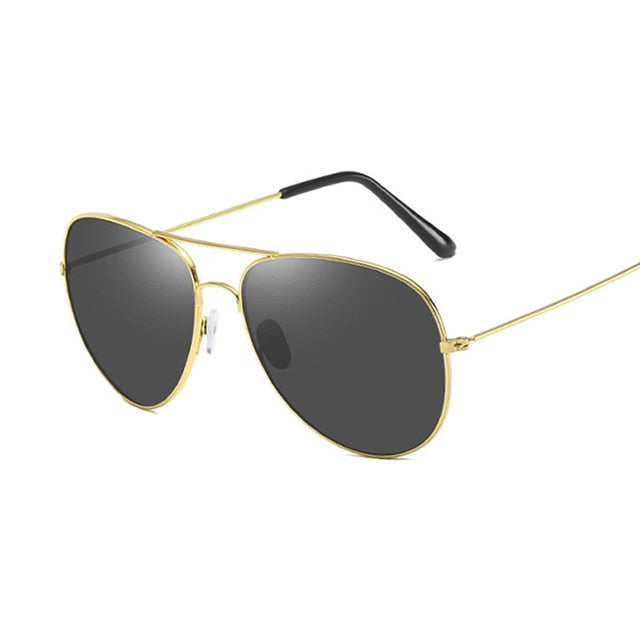 Fashion Luxury Women’s Aviation Sunglasses - Gold Gray