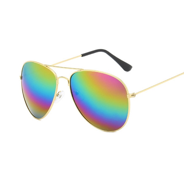 Fashion Luxury Women’s Aviation Sunglasses - Multicolored