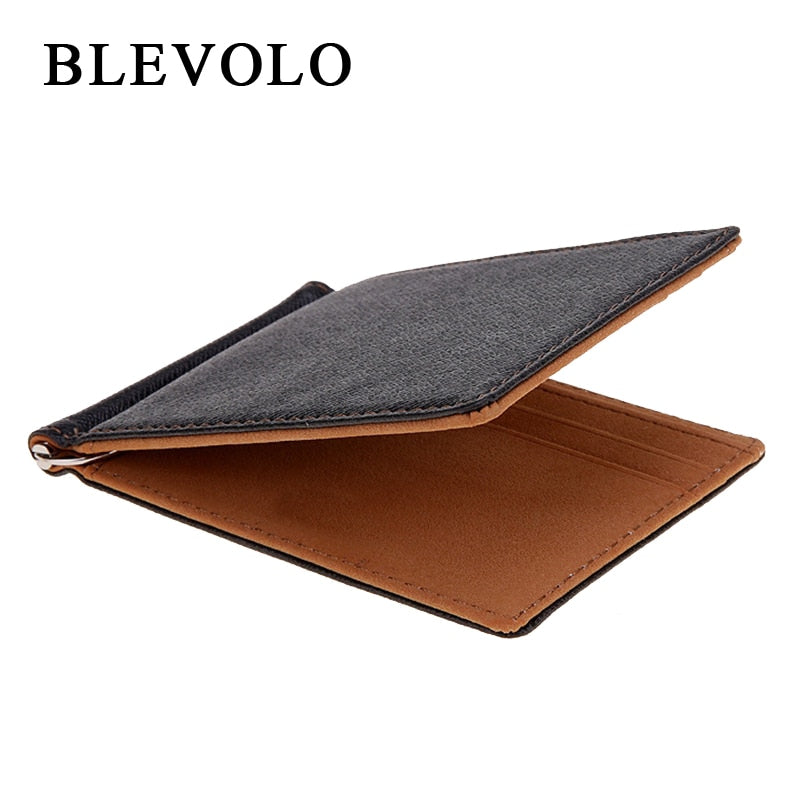 BLEVOLO Men’s Wallet Short Skin / 4 Colors