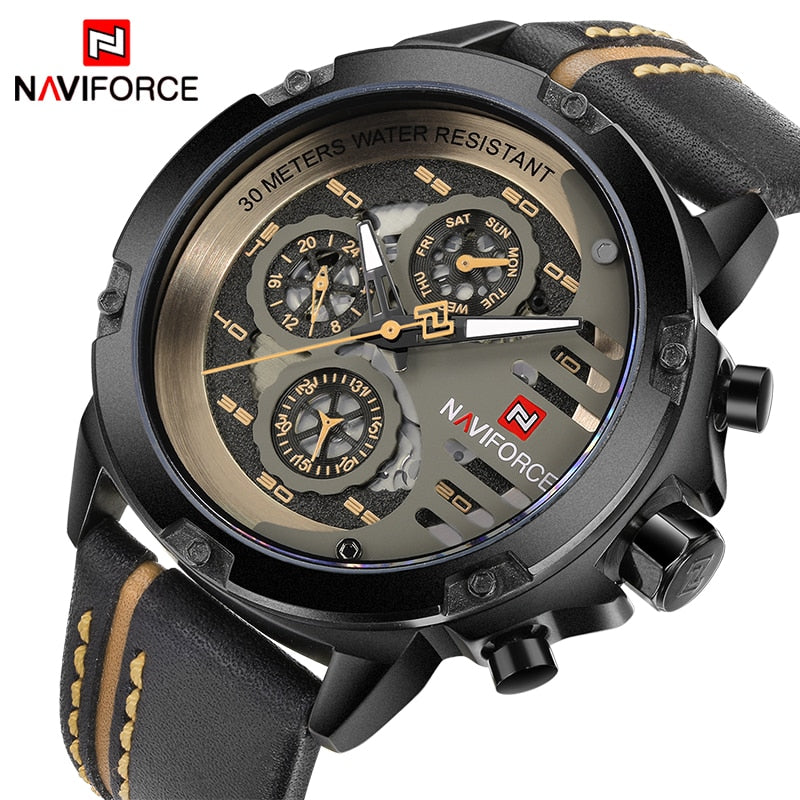 NAVIFORCE Mens Luxury Watch