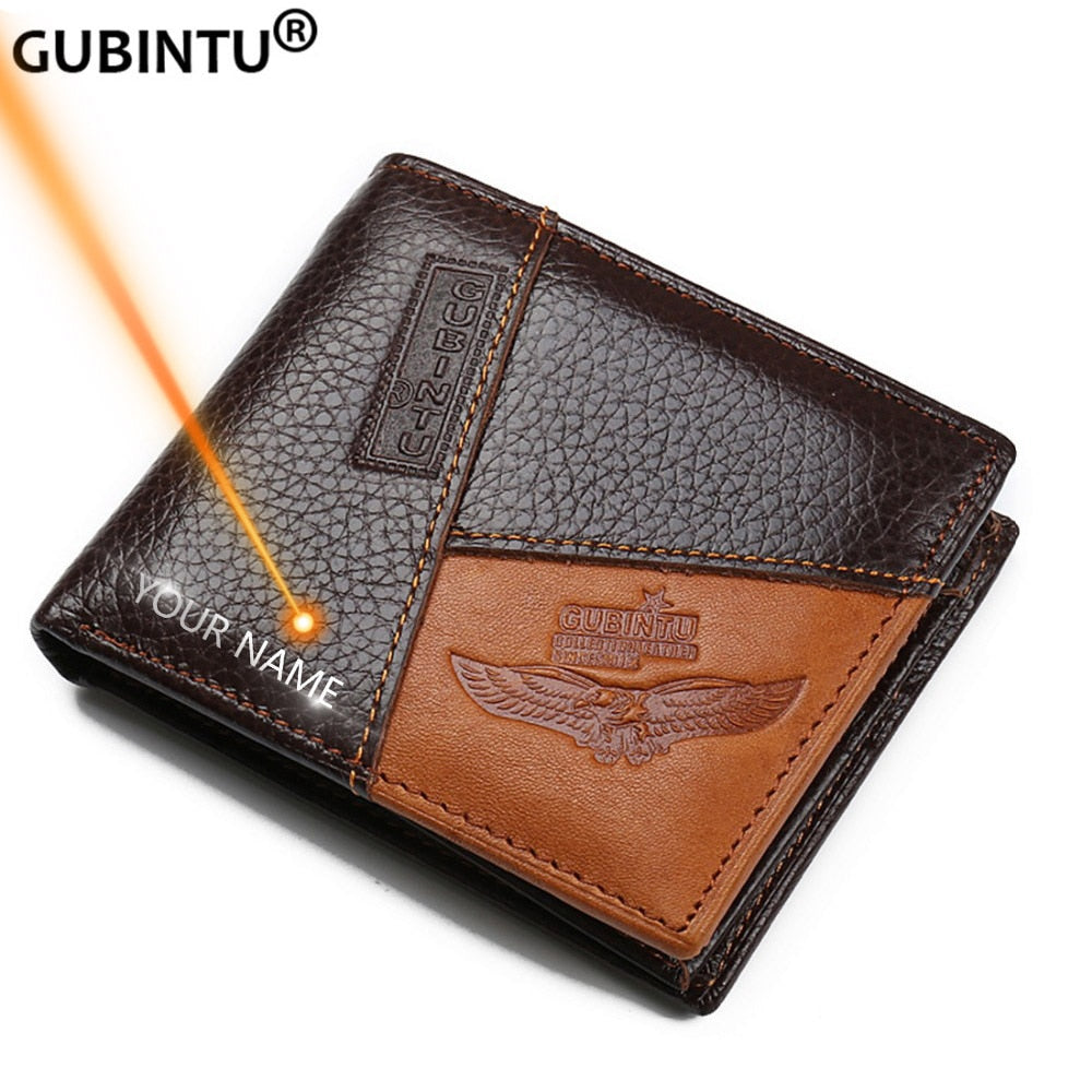 Genuine Leather Men’s Wallets with Coin Pocket