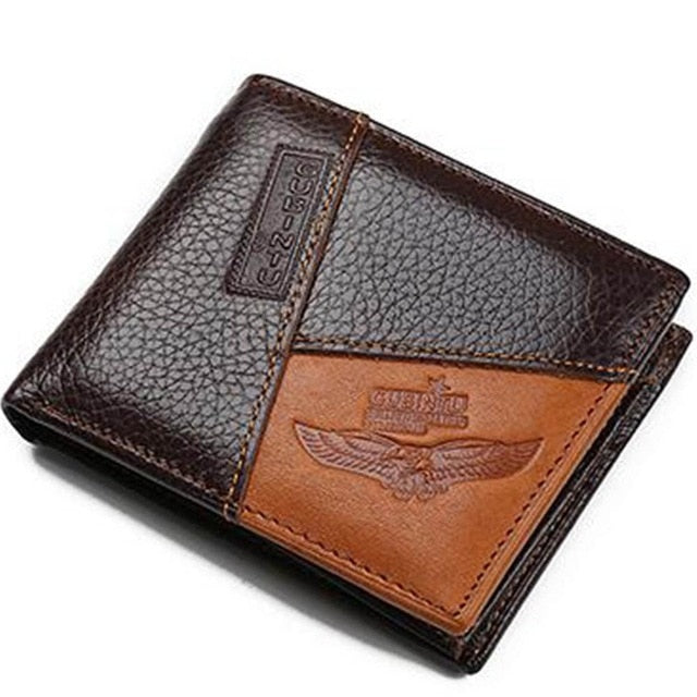 Genuine Leather Men’s Wallets with Coin Pocket - Type1