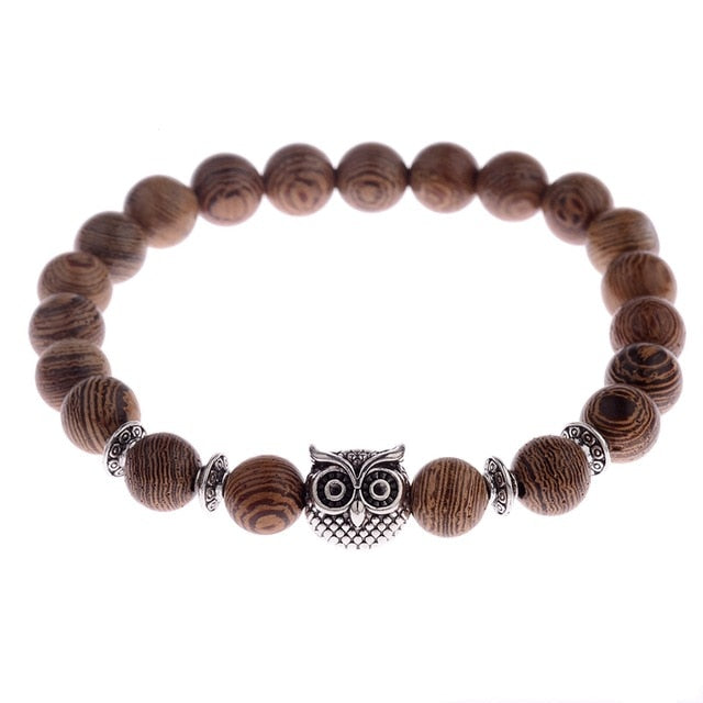 Natural Wood Beads Cross Prayer Bracelets - ABJ001-4 / China - ABJ001-4 / United States