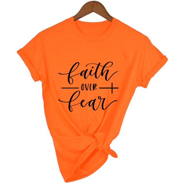 Faith Over Fear Women’s T-Shirt - D327-FSTOG- / XL - D327-FSTOG- / L - D327-FSTOG- / M - D327-FSTOG- / S - D327-FSTOG- / XXL