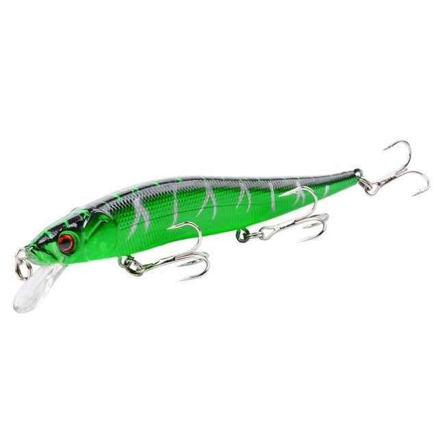 Minnow Lure Bass Wobbler - violet