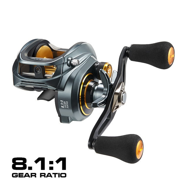 Low Profile Baitcasting Reel 15KG Max Drag 8+1 Bearings - Gray Double Handle / Right Hand / China - Gray Double Handle / Left Hand / Russian Federation - Gray Double Handle / Left Hand / China - Gray Double Handle / Right Hand / Russian Federation