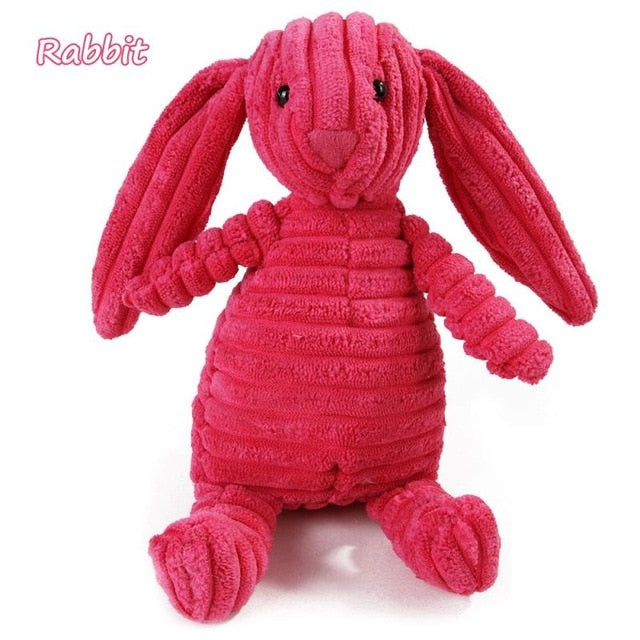 Animal Shape Dog Toys for Small to Large Dogs - rabbit / M