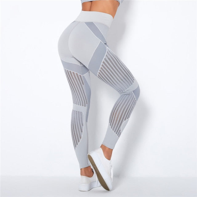 Seamless High Waist Leggings - light grey / S - light grey / L - light grey / M - light grey / XS