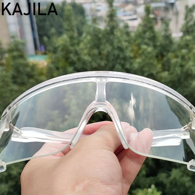 Sports Men Sunglasses - Transparent / With a bag