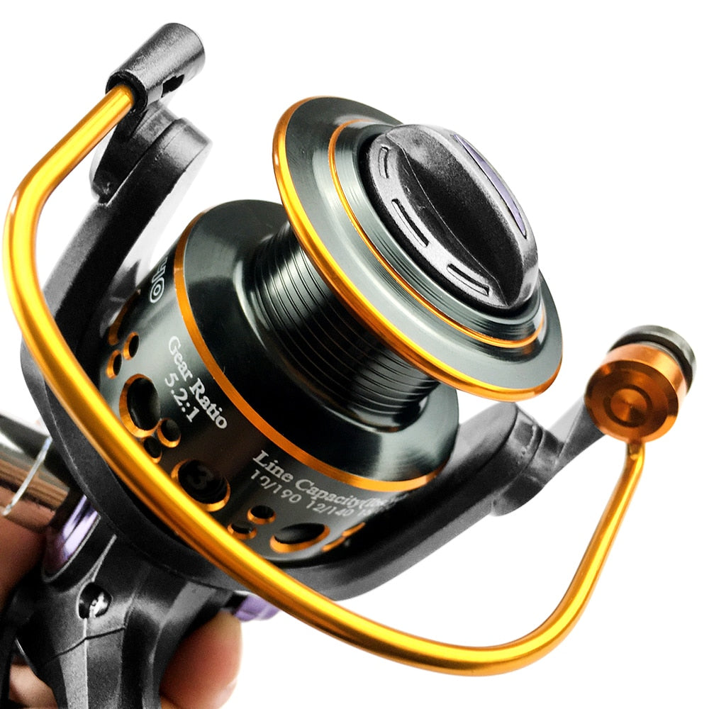 Spinning Reel Front and Rear Brake System