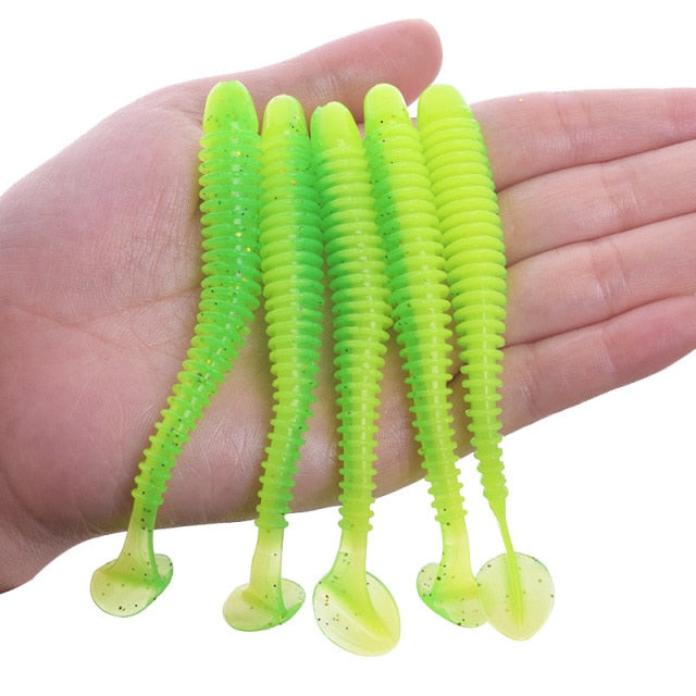 Soft Silicone Bait - A / 95mm 4.3g 5pcs - A / 50mm 1g 10pcs - A / 70mm 2g 10pcs