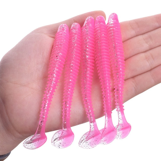 Soft Silicone Bait - B / 50mm 1g 10pcs - B / 70mm 2g 10pcs - B / 95mm 4.3g 5pcs