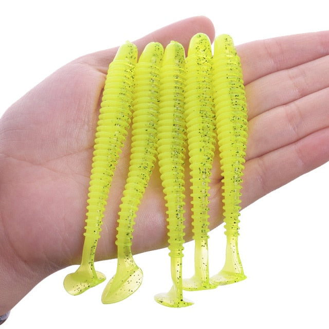 Soft Silicone Bait - C / 50mm 1g 10pcs - C / 70mm 2g 10pcs - C / 95mm 4.3g 5pcs