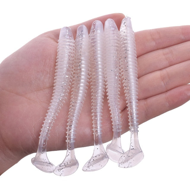 Soft Silicone Bait - G / 70mm 2g 10pcs - G / 50mm 1g 10pcs - G / 95mm 4.3g 5pcs