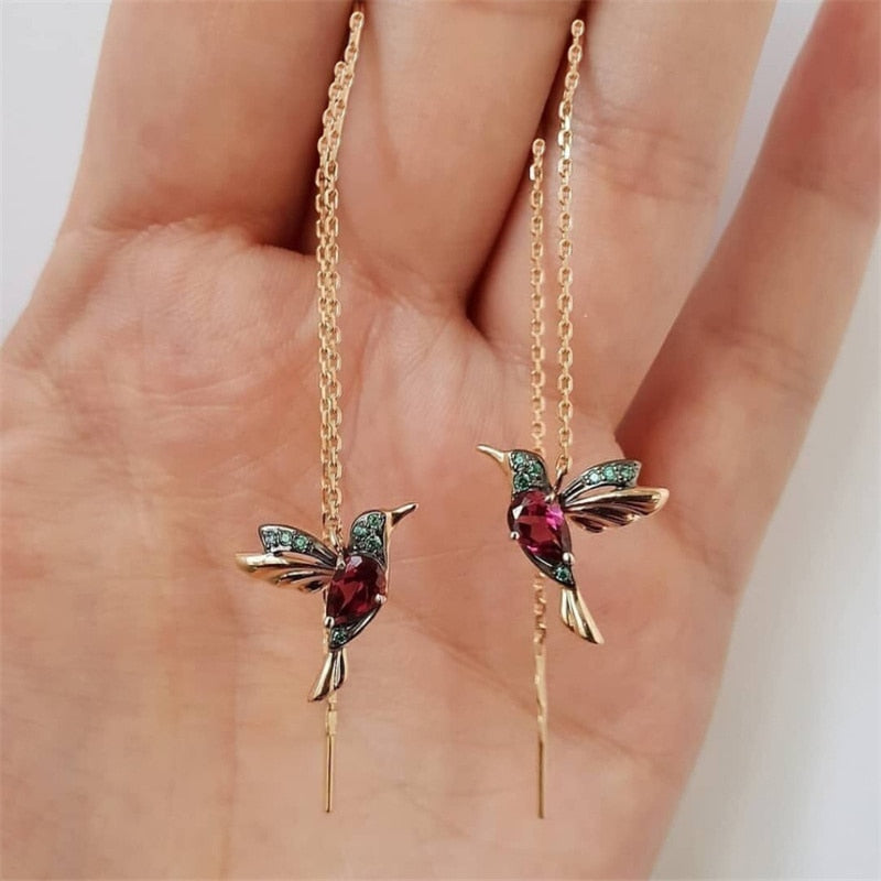 Stylish Bird Tassel Earring