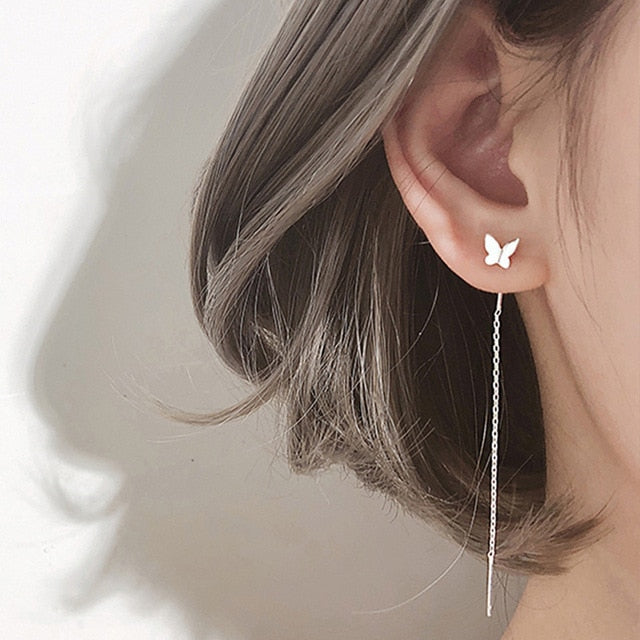 Stylish Bird Tassel Earring - A267yin