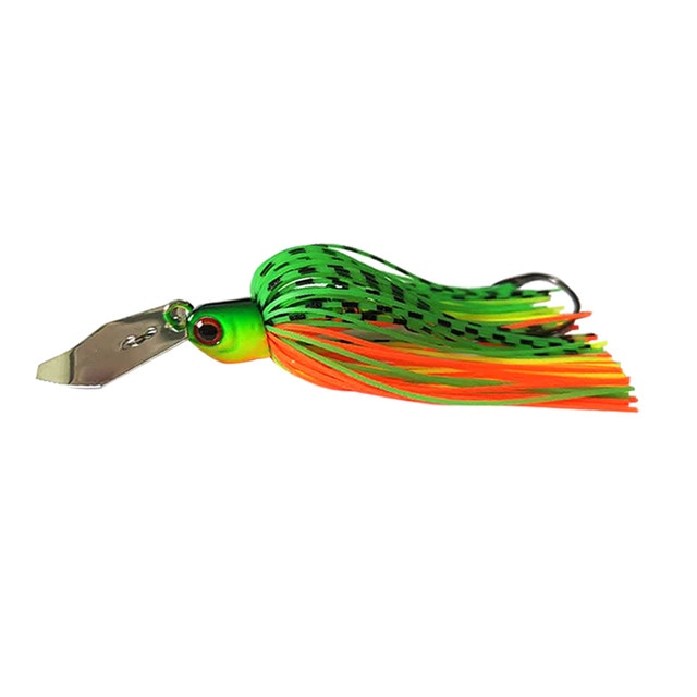 Chatter bait / Weedless Buzzbait - 01 green color / 19g - 01 green color / 16g - 01 green color / 13g