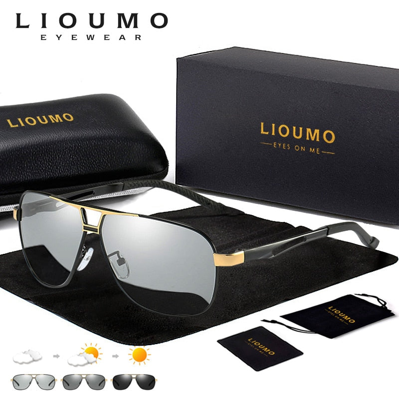 LIOUMO Aviation Polarized Men's Sunglasses