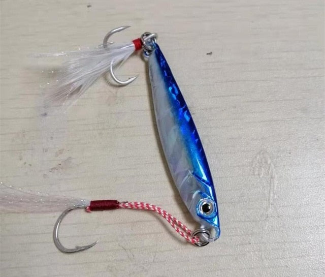 Glow Jigs / Jig bait / Translucent - B Blue / 15g - B Blue / 10g - B Blue / 20g - B Blue / 24g - B Blue / 7g - B Blue / 5g