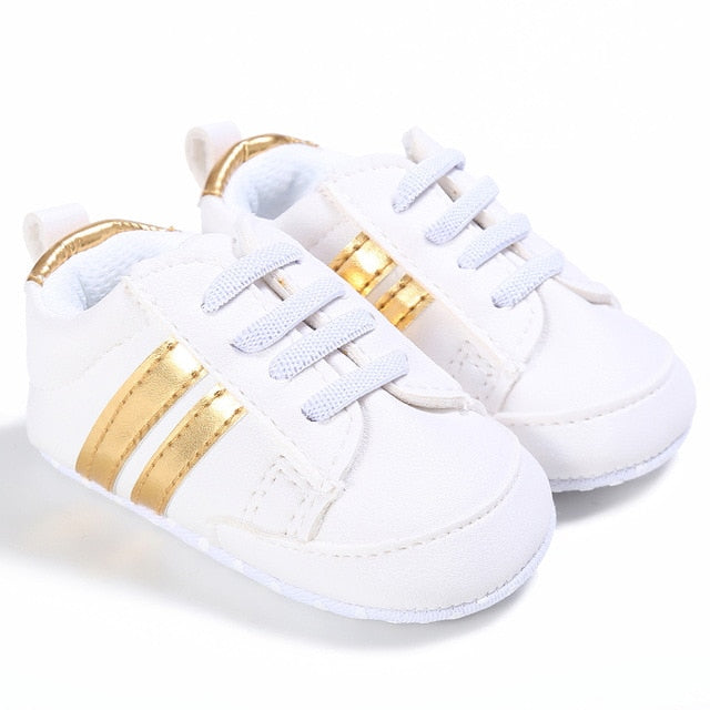 Toddler First Walker Baby Shoes - a-whitegold / 7-12 Months - a-whitegold / 0-6 Months - a-whitegold / 13-18 Months